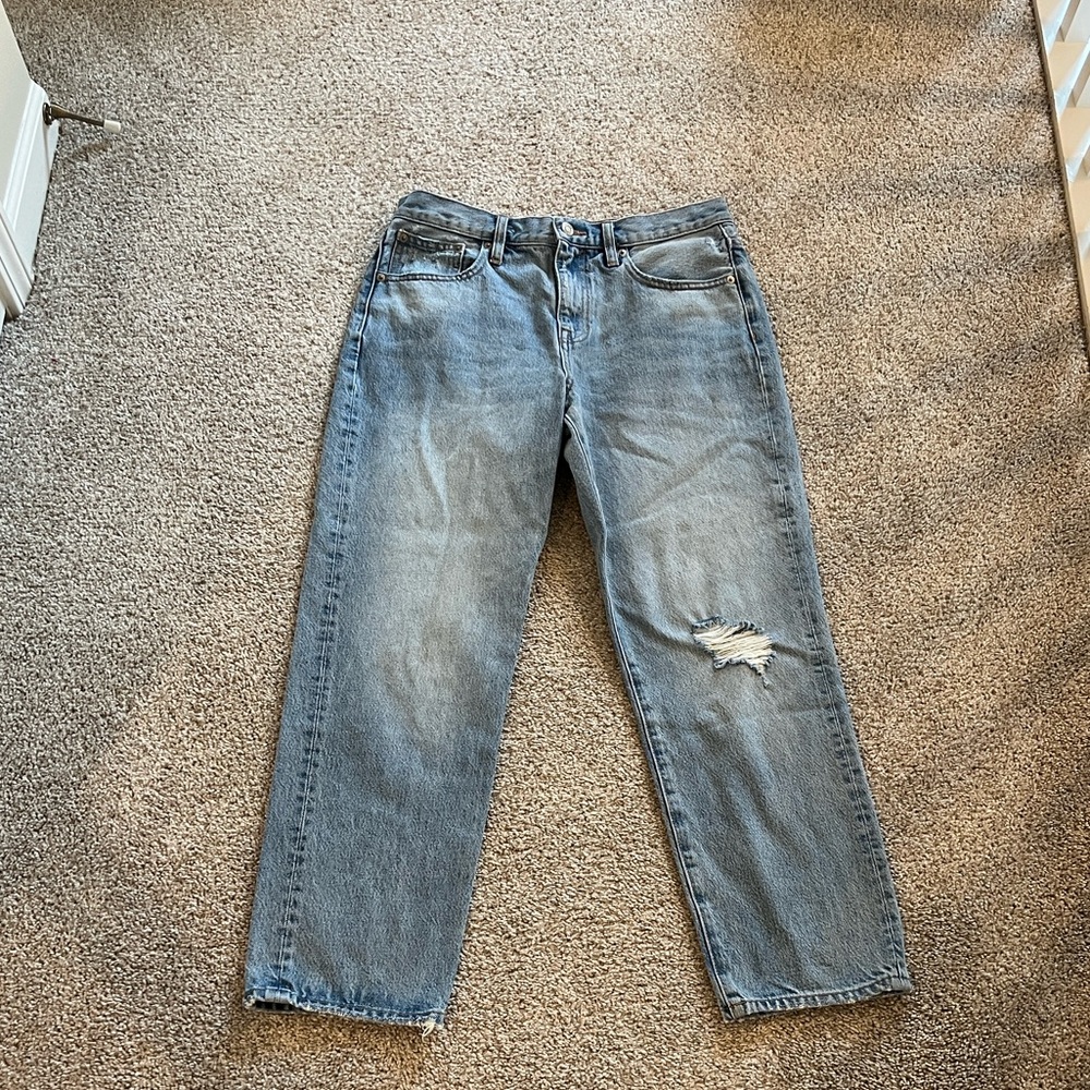 J. Crew Women's Blue Boyfriend Jeans
